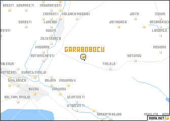 map of Gara Bobocu