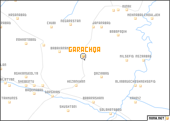 map of Garāchqā