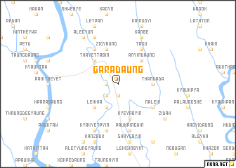 map of Garadaung