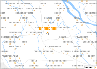 map of Gārāgrām