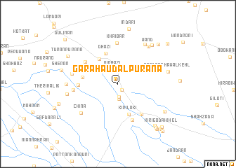 map of Garah Audal Purāna