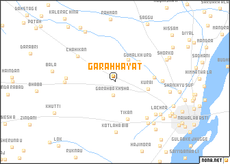 map of Garah Hayāt