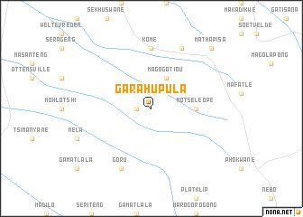 map of Gara-Hupula