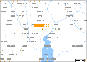 map of Gara Iacomi