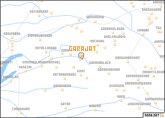 map of Gara Jat