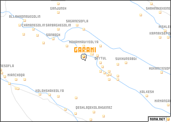 map of Garāmī