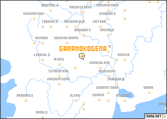 map of Garamokogena