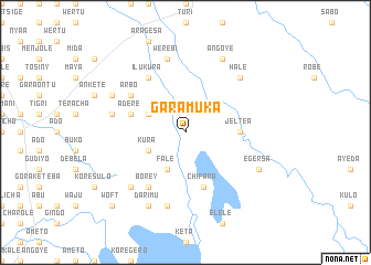 map of Gara Muka