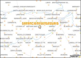map of Garancières-en-Drouais