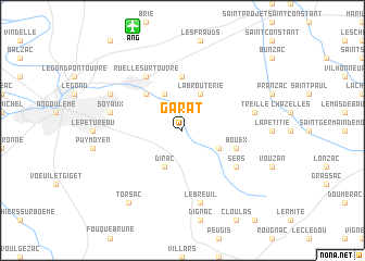 map of Garat