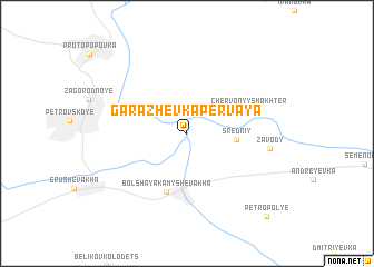 map of Garazhevka Pervaya