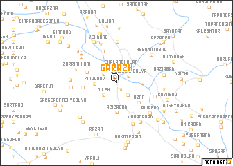 map of Gārāzh