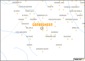 map of Garba Dheer
