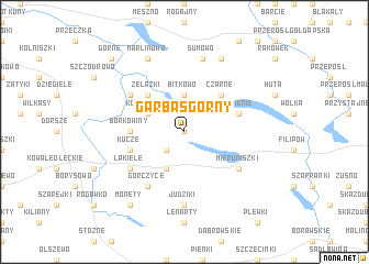 map of Garbas Górny