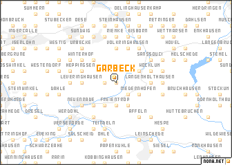 map of Garbeck