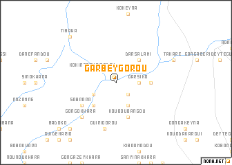 map of Garbey Gorou