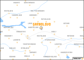 map of Garbolovo