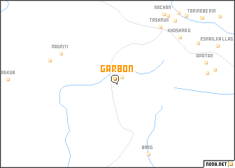 map of Garbon