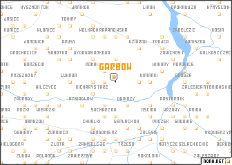 map of Garbów