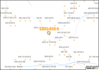map of Gardaneh