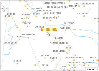 map of Gardanū