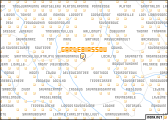 map of Garde Biassou