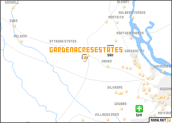 map of Garden Acres Estates