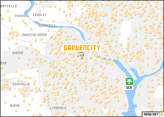 map of Garden City