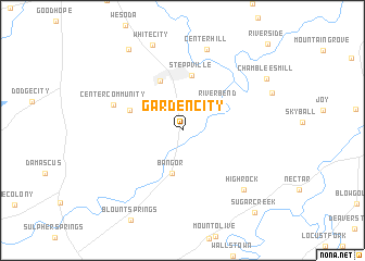 map of Garden City