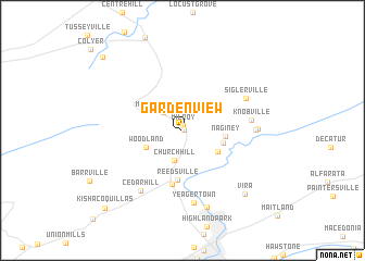 map of Garden View