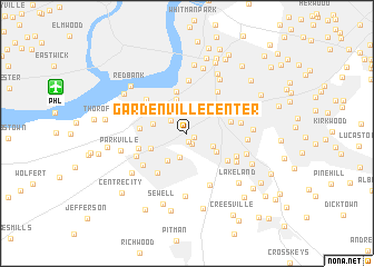 map of Gardenville Center