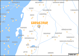 map of Gardezpur