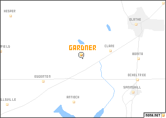 map of Gardner