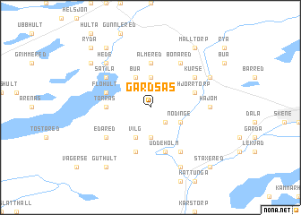 map of Gärdsås