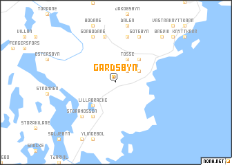 map of Gärdsbyn