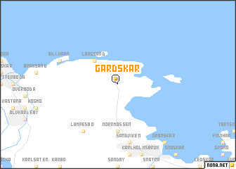 map of Gårdskär