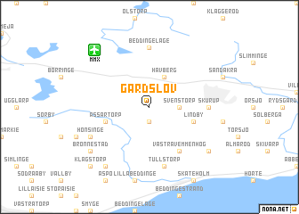 map of Gärdslöv