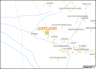 map of Gārejgān