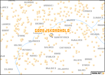 map of Garejska Mahala