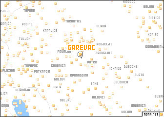 map of Garevac
