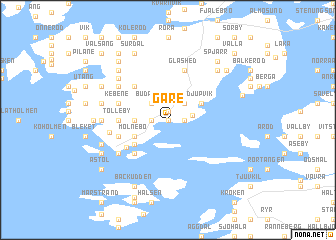 map of Gåre