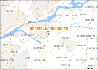 map of Garfield Park North