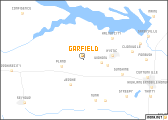 map of Garfield