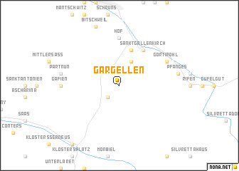 map of Gargellen