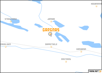 map of Gargnäs