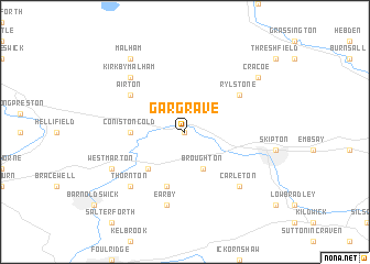 map of Gargrave