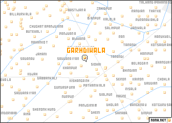 map of Garh Diwāla