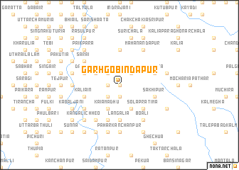 map of Garh Gobindapur