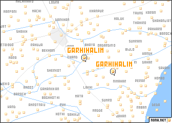 map of Garhi Halīm