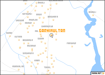 map of Garhi Multān